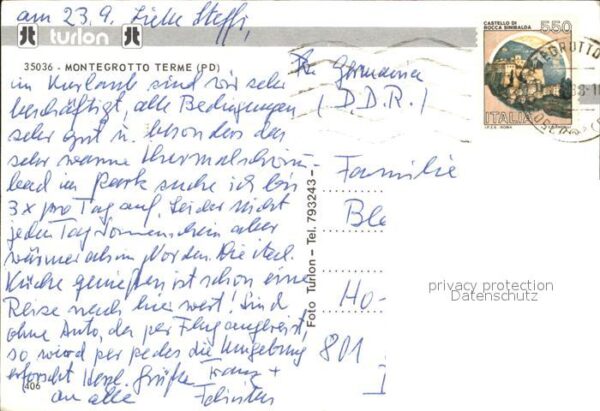 Montegrotto Terme Landkarte Hotels der Stadt – Bild 2