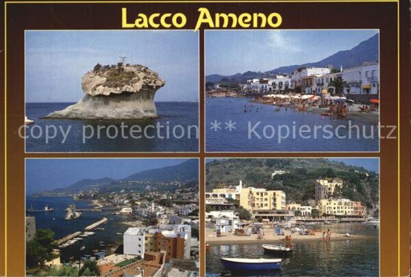 Lacco Ameno Il Fungo Hafen Teilansicht