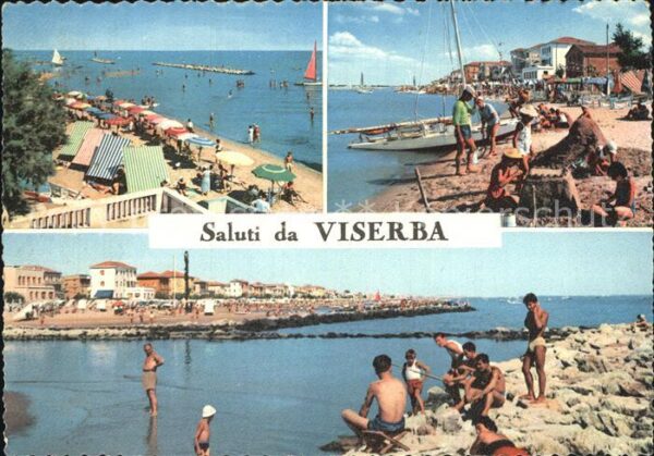 Viserba Strand Bucht Segelboot