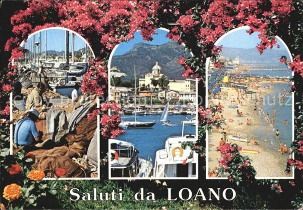 Loano Strand Hafen Fischer