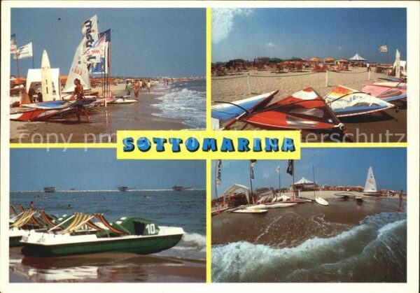 Sottomarina Strand Surfbretter Tretboote