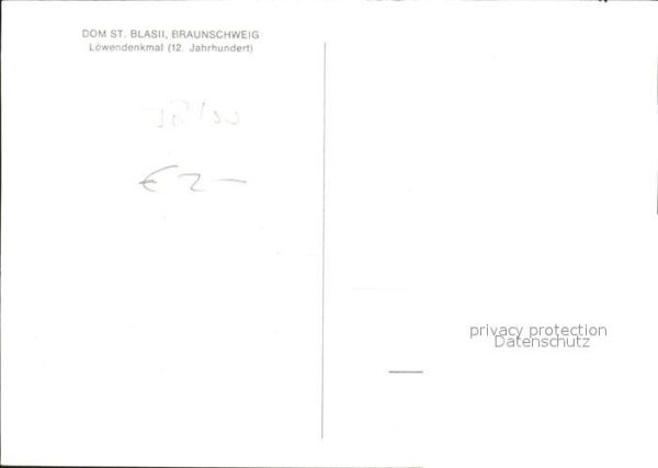 Braunschweig Dom Sankt Blasi Löwendenkmal – Bild 2