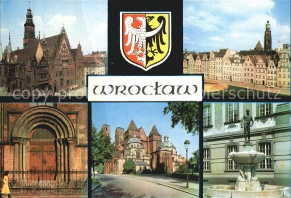 Wroclaw Ratusz Zabytkowe kamieniczki Nowy Swiat
