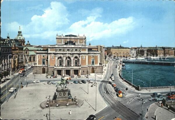 Stockholm Gustav Adolfs torg och Operan