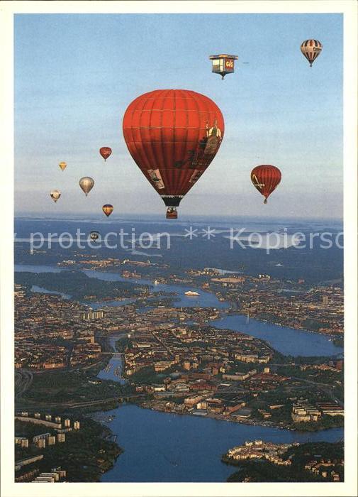 Stockholm Luftballonger över Stockholm