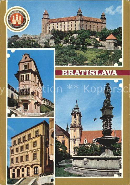 Bratislava Pressburg Pozsony Hrad narodna kulturna pamiatka Dom Muze