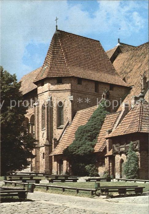 Malbork zamek pokrzyzacki Fragment Zamku Sredni