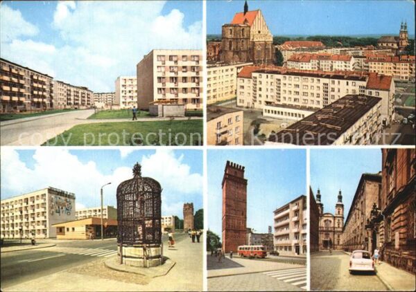 Nysa Ulica Krolowigi Widok ogolny Ulica Wroc