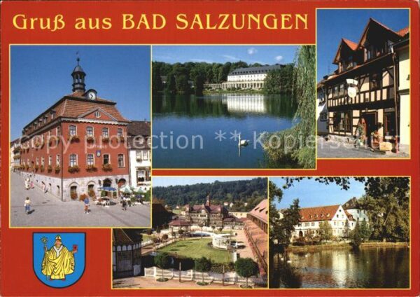 Bad Salzungen Rathaus Asklepios Burgseeklinik Haus I