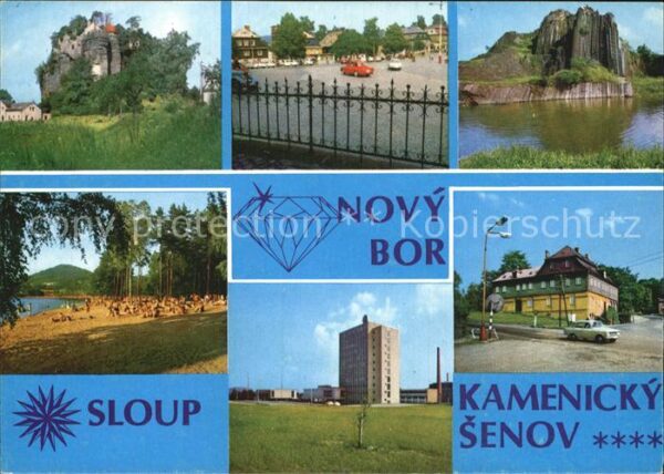 Sloup v Cechach Skalni hrad Koupaliste Novy Bor Strad m