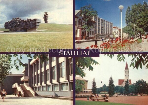 Siauliai Monumentas Tarybines Armijos kariams Vi