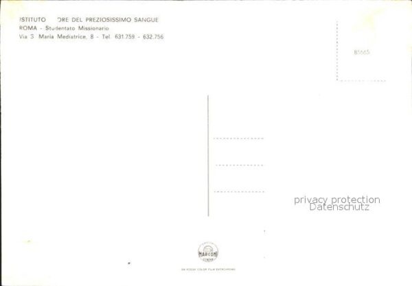 Roma Rom Istituto Ore del Preziosissimo Sangue S – Bild 2