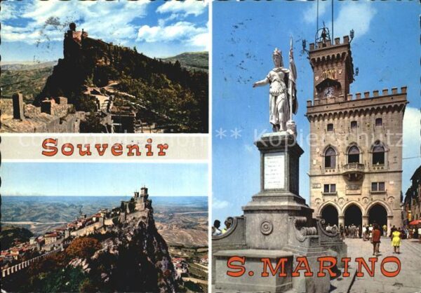 San Marino Repubblica Seconda torre e panorama Palazzo dei Re