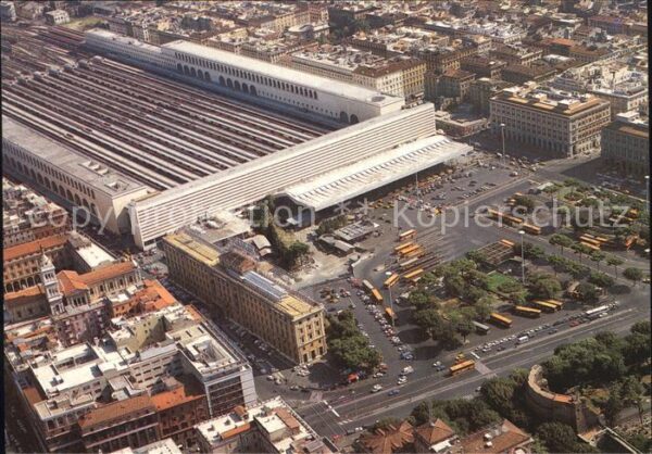 Roma Rom Stazione Termini Veduta aerea