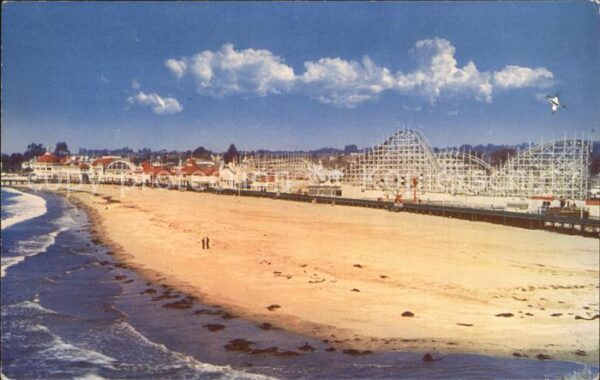 Santa Cruz California Casino and Boardwalk Beach
