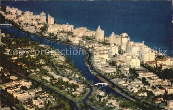 Miami Beach Fliegeraufnahme