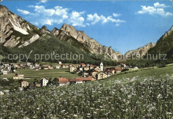 San Vigilio Di Marebbe mit Monte Sella