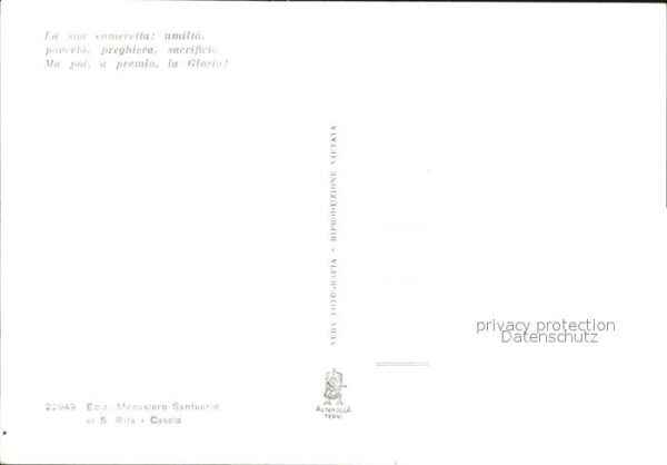Cascia Monastero cameretta ove mori – Bild 2