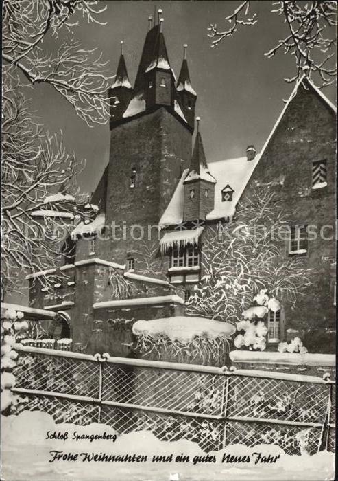 Spangenberg Hessen Schloß im Winter