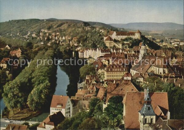Tuebingen Universitätsstadt von Osten