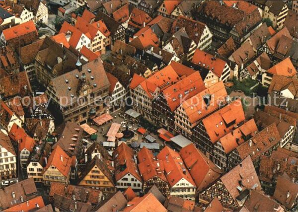 Tuebingen Universitätstadt Fliegeraufnahme