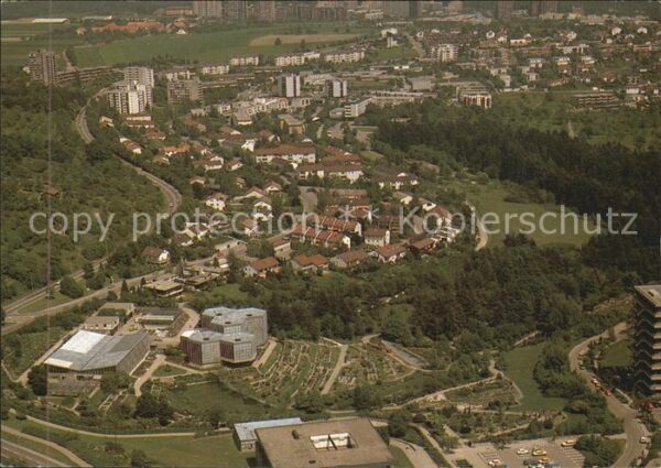 Tuebingen Fliegeraufnahme Universitätsstadt Wanne