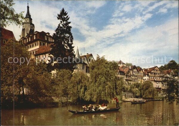 Tuebingen Universitätsstadt Neckarpartie mit Höld