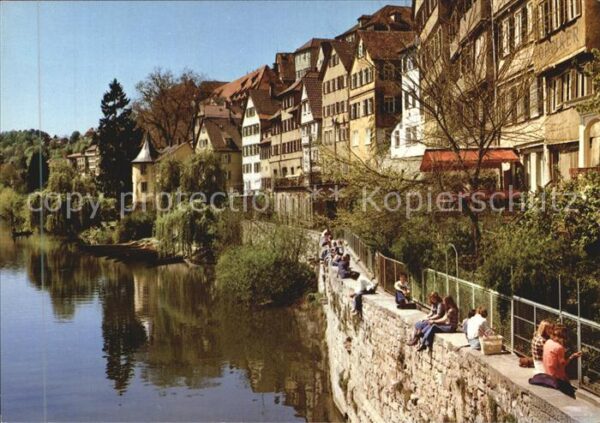 Tuebingen Universitätsstadt Neckarpartie mit Höld