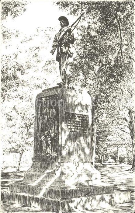 Elmira New York War Monument Künstlerkarte