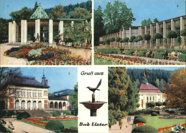 Bad Elster Moritzquelle Wandelhalle Kurhaus Badeha