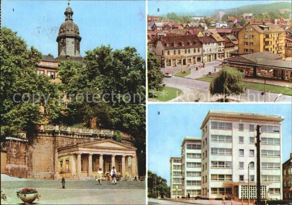 Sondershausen Thueringen Schloß Alte-WAche August-Bebel-Strasse