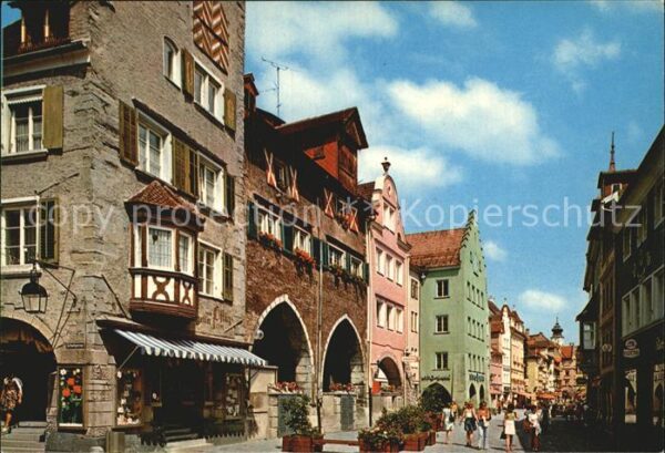 Lindau Bodensee Hauptstrasse Fussgängerzone