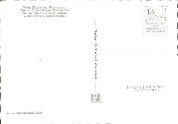 Wien Staatsoper Marmorsaa – Bild 2