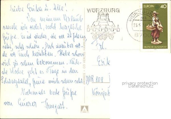 Wuerzburg Käppele Mainbrücke und Feste Marienburg – Bild 2