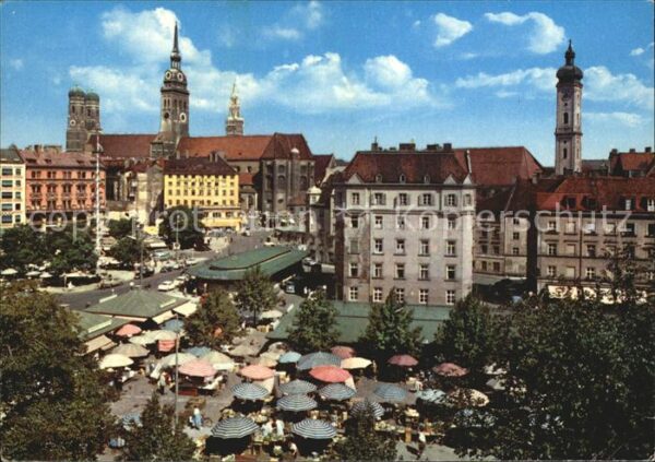 Muenchen Viktualienmarkt