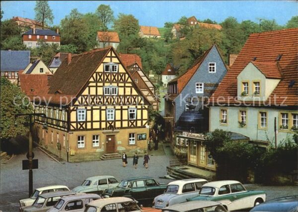 Hohnstein Saechsische Schweiz Marktplatz