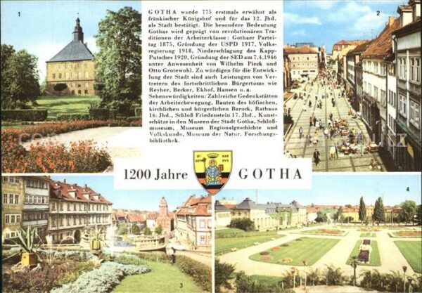 Gotha Thueringen Schloß Friedenstein Neumarkt Erfurter S