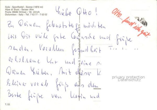 Ortisei St Ulrich Sole Sporthotel Seiser Alm – Bild 2