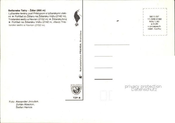 Zdiar Skigebiet Schlepplift Tracht – Bild 2