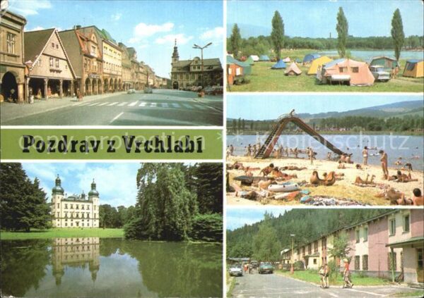Vrchlabi Strassenpartie Camping Strand Schloß