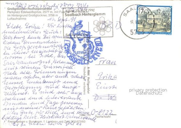 Grossglockner Hochalpenstrasse Fliegeraufnahme Edelwe – Bild 2