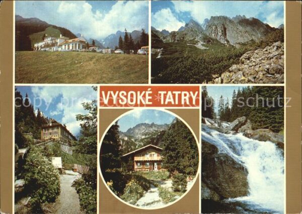 Vysoke Tatry Chata Wasserfall