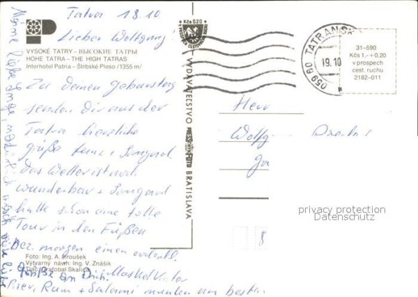 Vysoke Tatry Hotel Patria – Bild 2