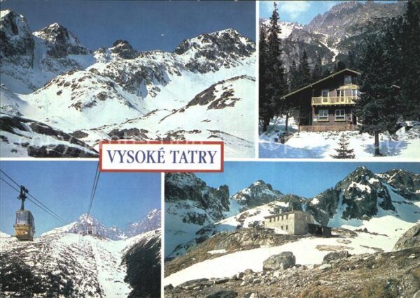 Vysoke Tatry Seilbahn Berghäuser