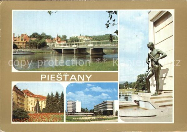 Piestany Brückenpartie Denkmal