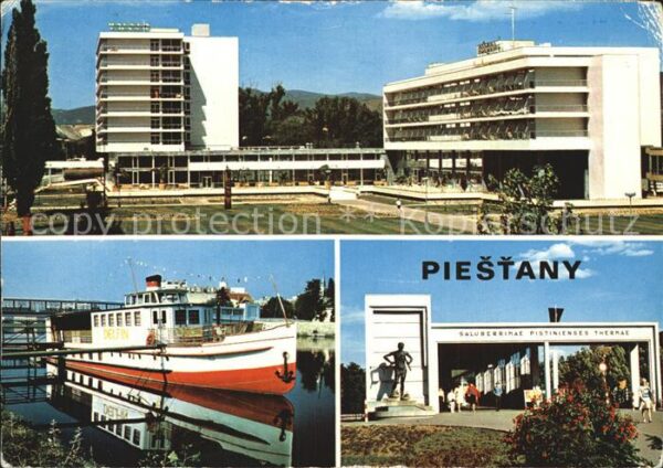 Piestany Hafen Denkmal Balnea Splendid