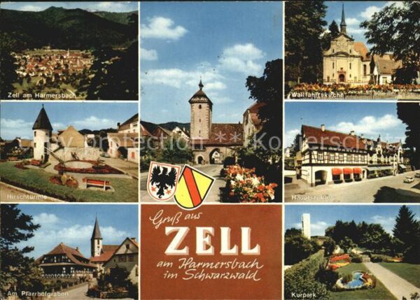 Zell Harmersbach Hirschtürmle Pfarrhofgraben Wallfahrtsk