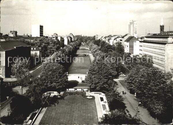 Duesseldorf Fliegeraufnahme Königsallee