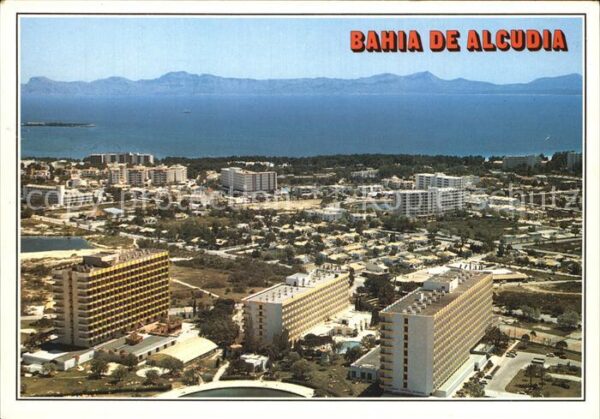 Bahia de Alcudia Fliegeraufnahme