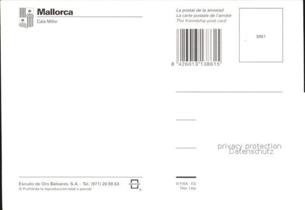 Cala Millor Mallorca Fliegeraufnahme Strand – Bild 2